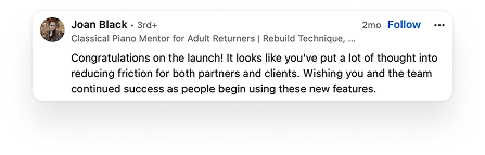 Community reaction to Partners Hub, comment 9 of 9